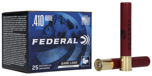 Federal H4126 Game-Shok High Brass 410 Gauge 2.50" 1/2oz 6Shot 25 Per Box/10 Case                                                                                                                       