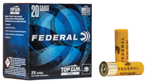 Federal TG2517 Top Gun Steel 20Gauge 2.75" 7/8oz 7Shot 25 Per Box/10 Case                                                                                                                               