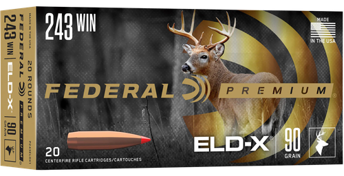 Federal P7RELDX1 Premium ELD-X 7mmRemMag 162gr 20 Per Box/10 Case                                                                                                                                       