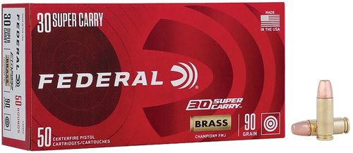 Federal C3090A Champion Training 30SuperCarry 90gr Full Metal Jacket 50 Per Box/20 Case                                                                                                                 