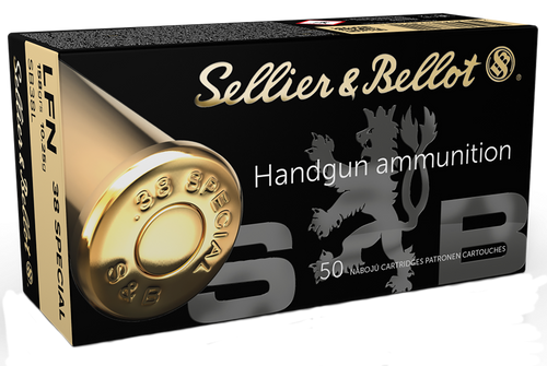 Sellier & Bellot SB38L Handgun  38Special 158gr Lead Flat Nose 50 Per Box/20 Case                                                                                                                       