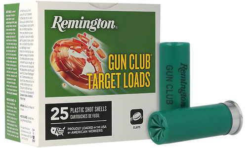 Remington Ammunition 20234 Gun Club  12Gauge 2.75" 1 1/8oz 8Shot 25 Per Box/10 Casse                                                                                                                    