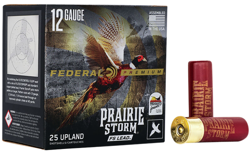 Federal PFX129FS6 Premium Prairie Storm FS 12Gauge 3" 1 5/8oz 6Shot 25 Per Box/10 Case                                                                                                                  