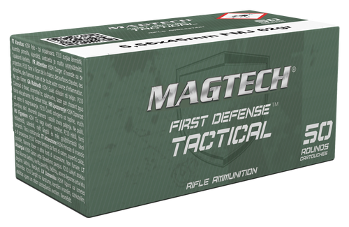 Magtech 556B Tactical/Training  5.56x45mmNATO 62gr Full Metal Jacket 50 Per Box/20 Case                                                                                                                 
