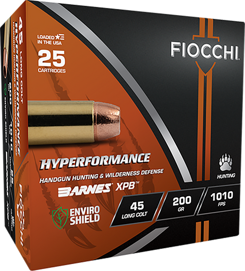 Fiocchi 45LCBA Hyperformance  45Colt 200gr XPB 25 Per Box/8 Case                                                                                                                                        