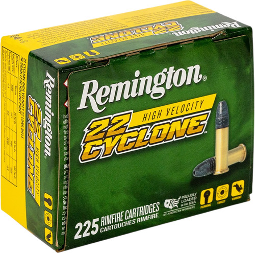 Remington Ammunition R21261 Cyclone  22LR 36gr Lead Hollow Point 225 Per Box/10 Case                                                                                                                    