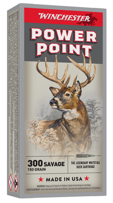 Winchester Ammo X3001 Power-Point  300Savage 150gr 20 Per Box/10 Case                                                                                                                                   