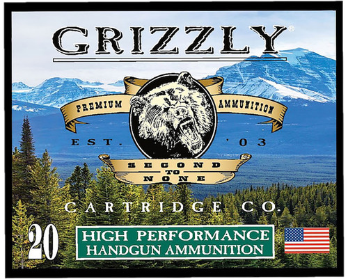 Grizzly Ammo GC38SP+P9   38Special+P 148gr Full Metal Jacket Flat Point 20 Per Box/10 Case                                                                                                              