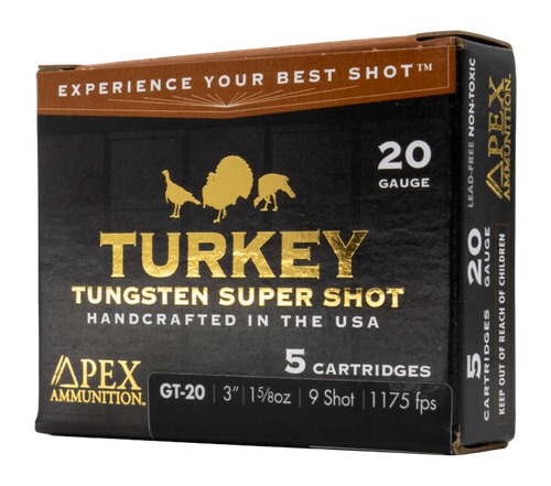 APEX AMMO STH-20     20G 3    1-5/8 7.5/9     5/10