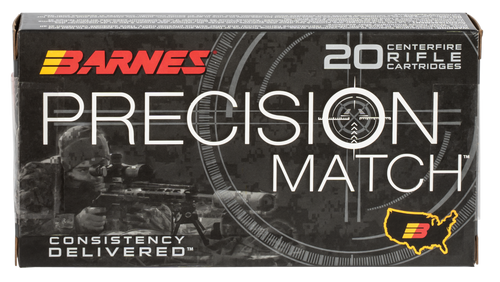 Barnes Bullets 30814 Precision Match  6mmCreedmoor 112gr Open Tip Match Boat Tail 20 Per Box/10 Case                                                                                                    