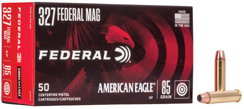 Federal AE327A American Eagle Handgun 327FederalMag 85gr Jacketed Soft Point 50 Per Box/20 Case                                                                                                         