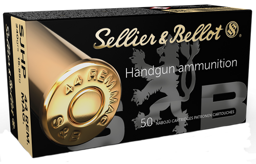Sellier & Bellot SB44C Handgun  44RemMag 240gr Semi Jacketed Hollow Point 50 Per Box/12 Case                                                                                                            