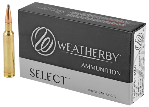 Weatherby H7MM154IL Select  7mmWthbyMag 154gr Hornady Interlock 20 Per Box/10 Case                                                                                                                      