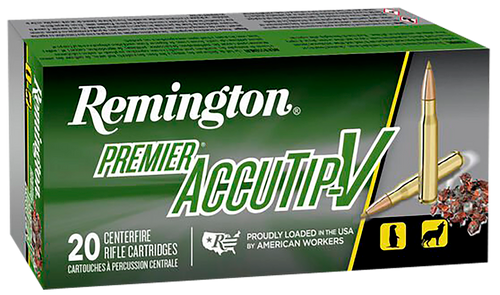Remington Ammunition 29192 Premier Accutip-V 223Rem 55gr AccuTip V 20 Per Box/10 Case                                                                                                                   