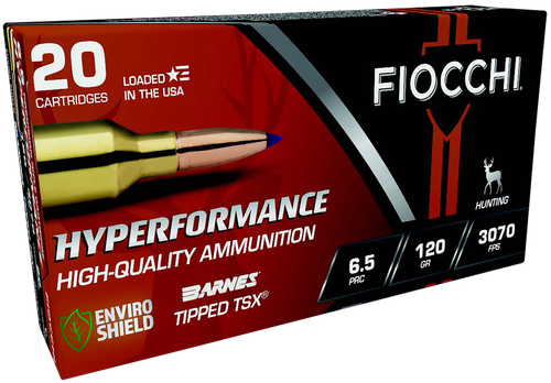 Fiocchi 65PRCTT Hyperformance  6.5PRC 120gr Barnes Tipped TSX 20 Per Box/10 Case                                                                                                                        