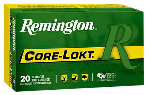 Remington Ammunition 21401 Core-Lokt  30-06Springfield 125gr Pointed Soft Point Core-Lokt 20 Per Box/10 Case                                                                                            