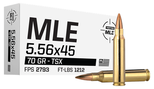 Norma Ammunition 601704041  Bondstrike 5.56mm 70gr 20 Per Box/10 Case                                                                                                                                   