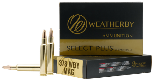 Weatherby B378270TSX Select Plus  378WthbyMag 270gr Barnes TSX Lead Free 20 Per Box/10 Case                                                                                                             