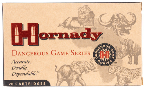 Hornady 82303 Dangerous Game  9.3mmx62Mauser 286gr InterLock Spire Point Recoil Proof 20 Per Box/6 Case                                                                                                 