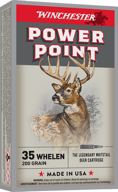Winchester Ammo X35W Power-Point  35Whelen 200gr 20 Per Box/10 Case                                                                                                                                     