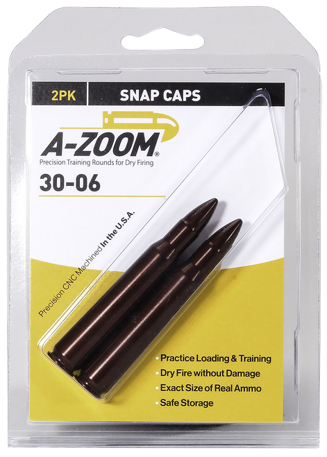 A-Zoom 12227 Rifle Snap Cap 30-06Springfield 2Pack                                                                                                                                                      