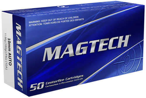 Magtech 10A Range/Training  10mmAuto 180gr Full Metal Jacket 50 Per Box/20 Case                                                                                                                         