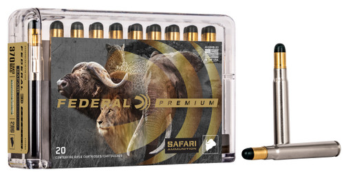 Federal P370WH Premium Safari Cape-Shok 370SakoMag 286gr Woodleigh Hydro Solid 20 Per Box/10 Case                                                                                                       