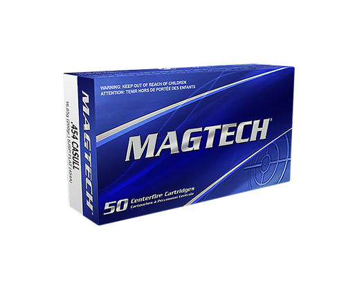 Magtech 454A Range/Training  454Casull 260gr Semi Jacketed Soft Point Flat 20 Per Box/50 Case                                                                                                           