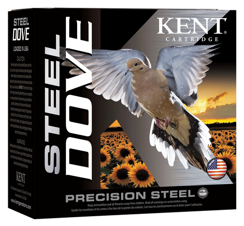 Kent Cartridge K20SD246 Steel Dove  20Gauge 2.75" 7/8oz 6Shot 25 Per Box/10 Case                                                                                                                        