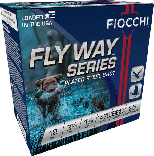 Fiocchi 1235ST3B Flyway  12Gauge 3.50" 1 3/8oz BBBShot 25 Per Box/10 Case                                                                                                                               