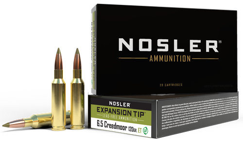 Nosler 40398 E-Tip  6.5Creedmoor 120gr E Tip Lead Free 20 Per Box/10 Case                                                                                                                               