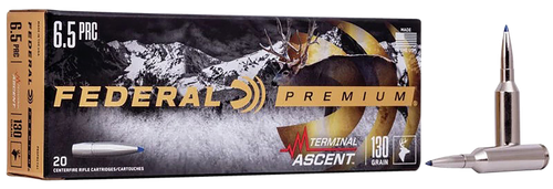 Federal P65PRCTA1 Premium Terminal Ascent 6.5PRC 130gr 20 Per Box/10 Case                                                                                                                               