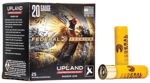 Federal P2586 Premium Wing-Shok Magnum 20Gauge 3" 1 1/4oz 6Shot 25 Per Box/10 Case                                                                                                                      