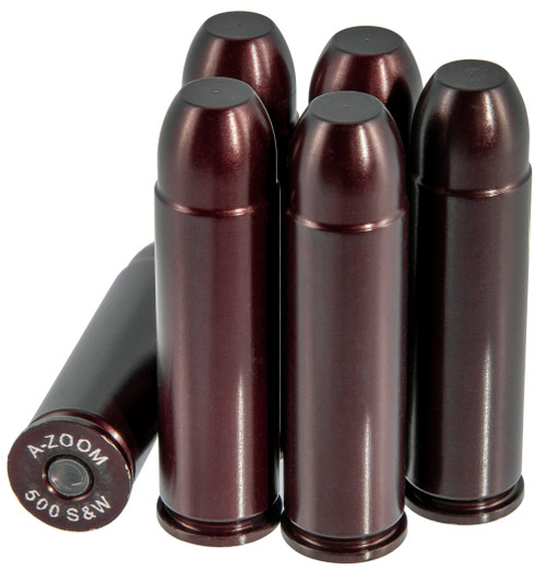 A-Zoom 16144 Revolver Snap Cap 500S&W Mag  6Pack                                                                                                                                                        