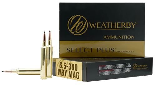 Weatherby F653130SCO Select Plus  6.5x300WthbyMag 130gr Swift Scirocco II 20 Per Box/10 Case                                                                                                            