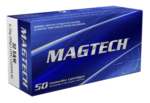 Magtech 32SWLB Range/Training  32S&W Long 98gr Lead Wadcutter 50 Per Box/20 Case                                                                                                                        