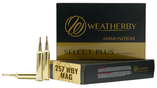 Weatherby B257100TTSX Select Plus  257WthbyMag 100gr Barnes Tipped TSX Lead Free 20 Per Box/10 Case                                                                                                     