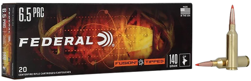 Federal F65PRCTFS1 Fusion  6.5PRC 140gr Tipped Fusion 20 Per Box/10 Case                                                                                                                                