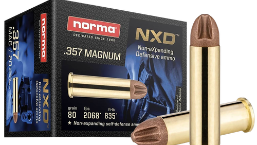 Norma Ammunition 611640020   357Mag 80gr NXD 20 Per Box/10 Case                                                                                                                                         