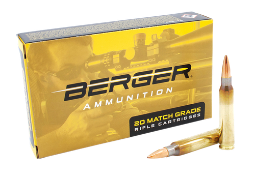 Berger Bullets 23030 Tactical Rifle 223Rem 77gr Open Tip Match 20 Per Box/10 Case                                                                                                                       