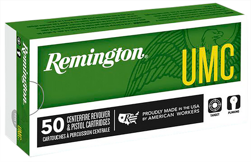 Remington Ammunition 23754 UMC  38Special+P 125gr Semi Jacketed Hollow Point 50 Per Box/10 Case                                                                                                         