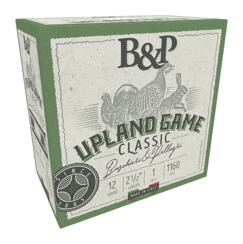 B&p Ammunition 12B1UP8 Upland Game Classic 12Gauge 2.50" 1oz 8Shot 25 Per Box/10 Case                                                                                                                   