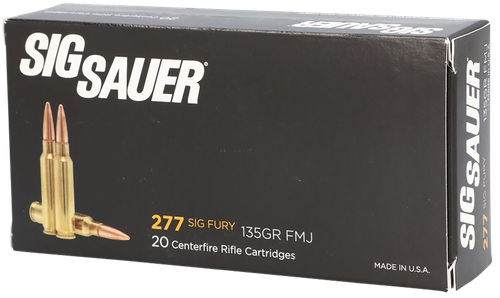 Sig Sauer E277SFB13520 Elite Ball  277Fury 135gr Full Metal Jacket 20 Per Box/10 Case                                                                                                                   