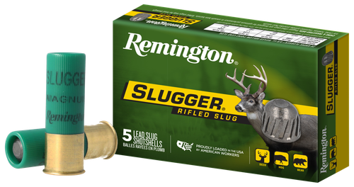 Remington Ammunition 20270 Slugger  12 Gauge 3" 1 oz Rifled Slug Shot 5 Per Box/ 50 Cs                                                                                                                  
