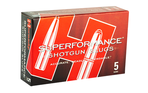 Hornady 86236 Superformance  12 Gauge 2.75" MonoFlex Slug Shot 5 Per Box/ 20 Case                                                                                                                       