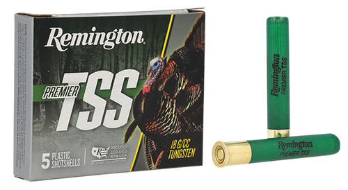 Remington Ammunition 28069 Premier TSS Turkey 410 Gauge 3" 13/16 oz Tungsten 9 Shot 5 Per Box/ 10 Cs                                                                                                    