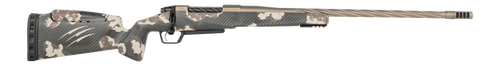 Fierce Firearms RIVSSX22CM22BDS Twisted Rival XP 2.0 22 Creedmoor 3+1 22" Smoked Bronze Cerakote Spiral Fluted Threaded Barrel, Stainless Steel Drilled & Tapped Receiver, Arca Rail Forend, Desert Shad