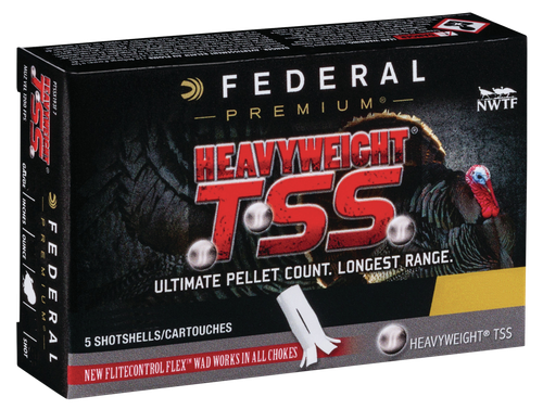 Federal PTSS419F9 Premium Turkey Heavyweight TSS 410Gauge 3" 13/16oz 9Shot 5 Per Box/10 Case                                                                                                            
