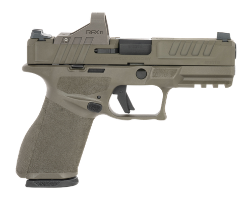 Springfield Armory EC9409GUPAC Echelon 4.0FC 9mm Luger 18+1 4" Black Melonite Barrel, OD Green Cerakote Steel Optic Ready/Serrated Slide & Polymer Frame w/Picatinny Rail, Adaptive Texture Grip        