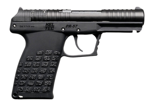 Kel-Tec PR57BLK10 PR-5.7  Compact 5.7x28mm 10+1 4.64" Stainless Rotary Barrel, Black Oxide Steel Optic Ready/Serrated Slide, Black Polymer Frame w/Accessory Rail, Textured Grip                        